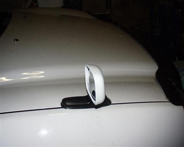 Hyundai Santa Fe Hood Mirror Installation